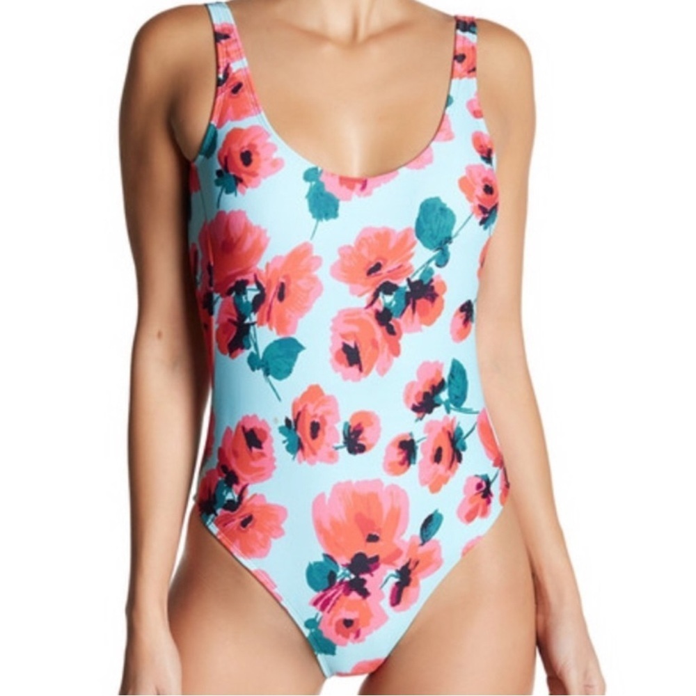Billabong Bella floral low back one piece swimsuit